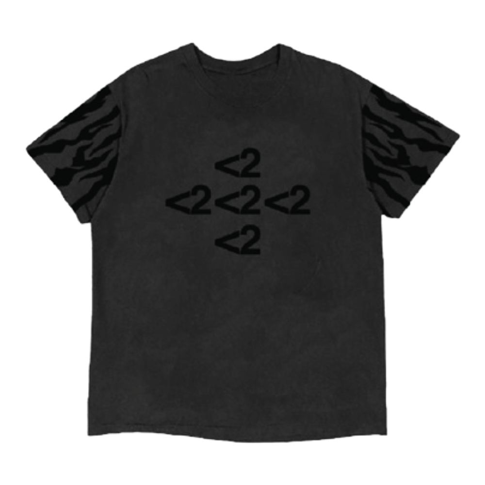 Logo Cross Print T-Shirt Front