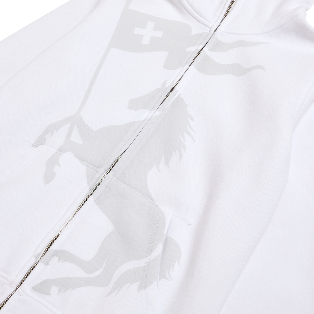 【新品未使用】ルイスドッグ Humble White Hoody Sサイズ Men's adidas White Louisville Cardinals Z.N.E. Full-Zip Hoodie