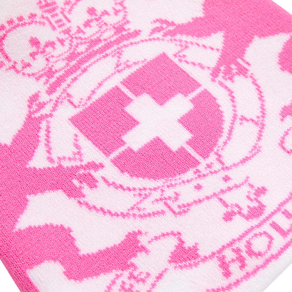 Crest Pink Beanie